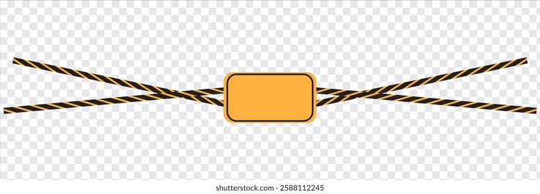 Warning Strips vector illustration of black and yellow Police stripe border. Stripes on the diagonal, danger vector template sign background, danger sign, Danger area mark, line danger stripe. 