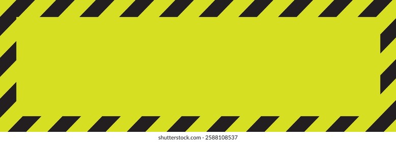 Warning Strips vector illustration, Warning striped and Frame background, Black and yellow stripes. Abstract concept graphic element. Construction sign. Art design line of crime places. EPS10