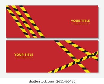 Warning Strips vector illustration, warning striped background templates