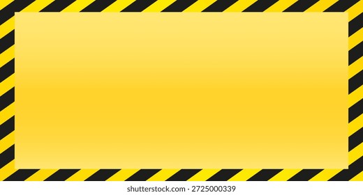Ilustração de vetor de faixas de aviso, plano de fundo listrado de aviso, listras amarelas e pretas na diagonal, plano de fundo de sinal de modelo de vetor de perigo, sinal de perigo, marca de área de perigo, linha faixa de perigo.

