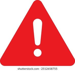 warning symbol vector. icon, sign