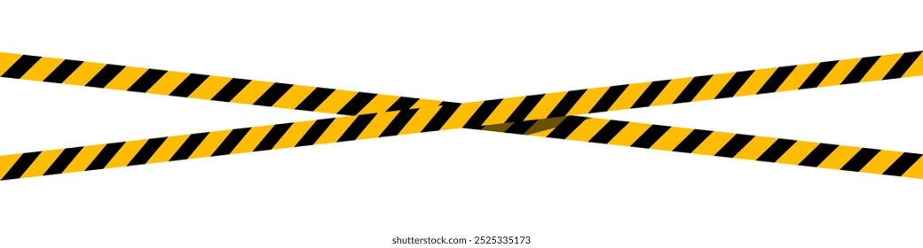 warning tape, caution line tape, caution sign yellow black strip for safety zone