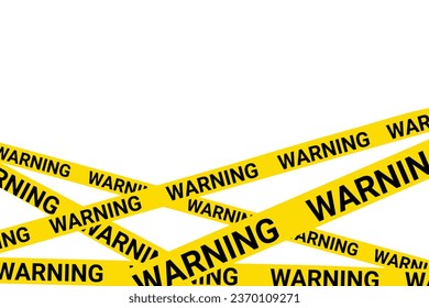 Warning tape, danger tape, caution tape, under construction. Vector illustration, warning tape, white background, warning taps svg