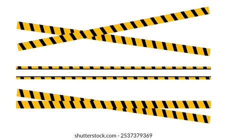 Warning tape. danger tape. crime location. caution tape. under construction. restriction and prohibition zones sellotape. police stripe border