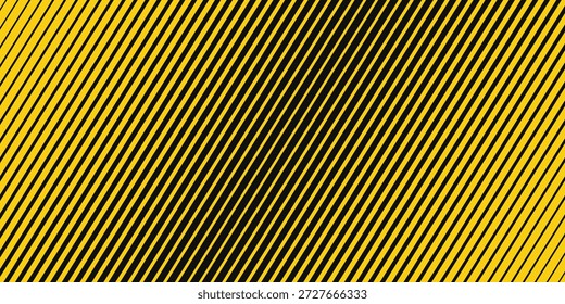 Cinta de advertencia con rayas diagonales amarillas y negras. Advierta detener la línea sin costuras. Borde de cinta de precaución amarillo y negro.