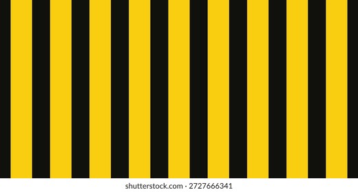 Cinta de advertencia con rayas diagonales amarillas y negras. Advierta detener la línea sin costuras. Borde de cinta de precaución amarillo y negro.