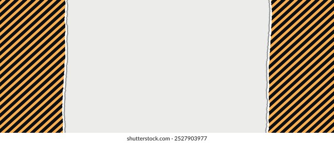 Warning template. Grunge construction background. Warning yellow black diagonal stripes line