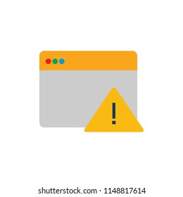 Warning Terminal Logo Icon Design