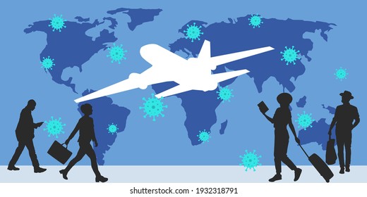 Warning that the corona virus will spread to the world by airplane and travel.