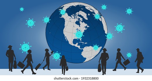 Warning that the corona virus will spread to the world by airplane and travel.