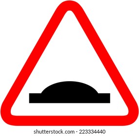 Warning traffic sign