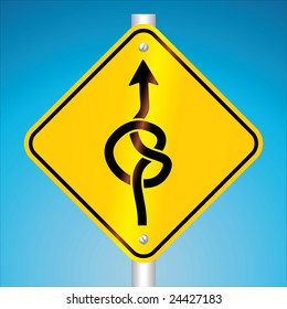 warning traffic sign