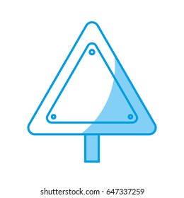 warning traffic sign icon