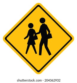 School Warning Sign Stock Vector (Royalty Free) 189169655 | Shutterstock