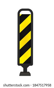 Warnung vor Verkehrszeichen. Vektorgrafik