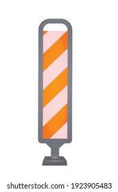 Warning traffic sign. vector illustration