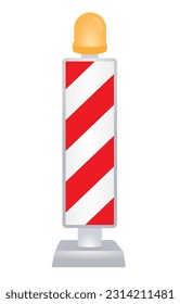 Warning traffic sign. vector illustration