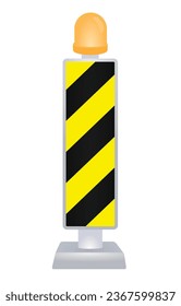 Warning traffic sign. vector illustration