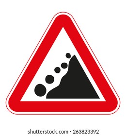 Warning traffic signs