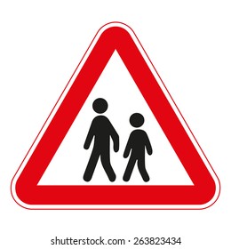 Warning traffic signs
