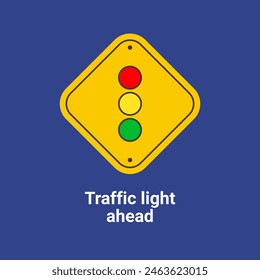 Warning Traffic Signs, Traffic light ahead