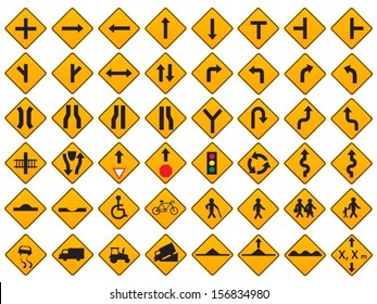 Road Signs And Meanings Chart In India