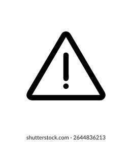 "Warning Triangle with Exclamation Mark Icon"
