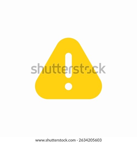 warning triangle exclamation mark icon sign vector