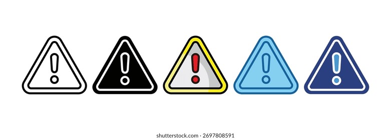 Elemento De Ícone De Triângulo De Aviso Para Design