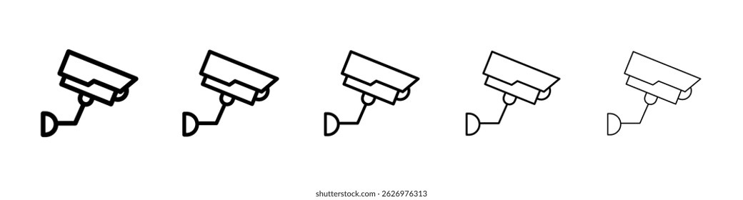 Warning triangle icon Simple thin line flat symbol