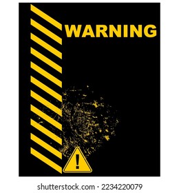 Warning, Under Construction, board and sign vector