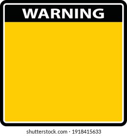 Warning, under construction sign and Label vector