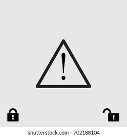 warning vector icon