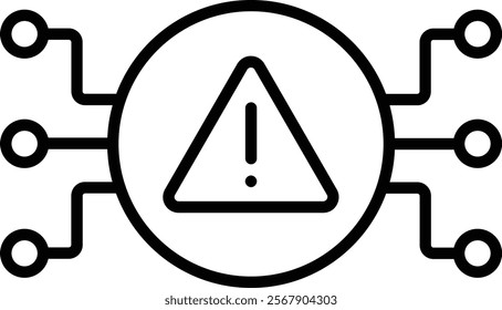Warning vector icon. Can be used for printing, mobile and web applications.
