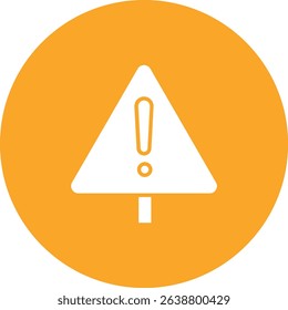 Warning vector icon. Can be used for printing, mobile and web applications.