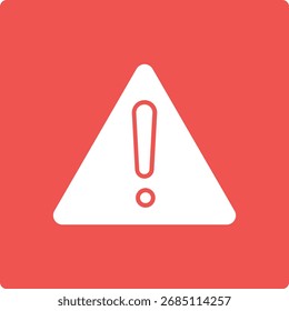 Icono de Vector de advertencia. Se puede utilizar para aplicaciones de impresión, móviles y de Web.
