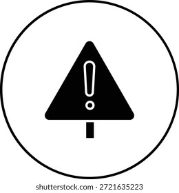 Icono de Vector de advertencia. Se puede utilizar para aplicaciones de impresión, móviles y de Web.