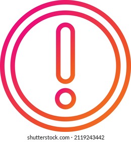 Warning Vector Icon Design Illustration