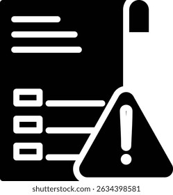 Warning vector icon illustration concept