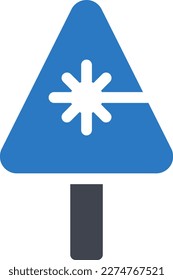warning Vector illustration on a transparent background. Premium quality symmbols. Glyphs vector icons for concept and graphic design.