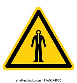 Warning Wear Therma Suit Symbol Sign, Vector Illustration, Isolate On White Background Label. EPS10 