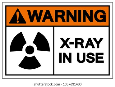 Warning Xray Use Symbol Sign Vector Stock Vector (Royalty Free ...