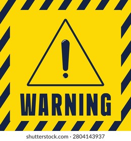 Warning yellow barricade tape red background.

