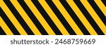 Warning yellow black diagonal stripes line. Safety stripe warning caution hazard danger road vector sign symbol.  Vector illustration . EPS 10 