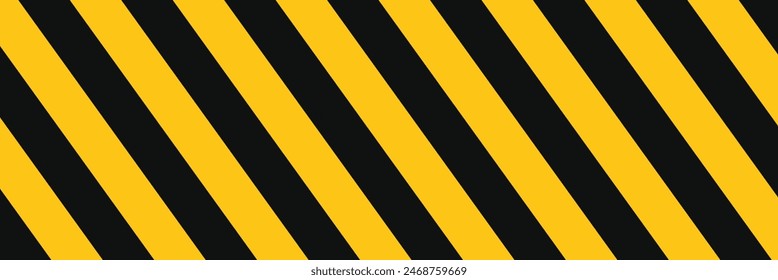 Warning yellow black diagonal stripes line. Safety stripe warning caution hazard danger road vector sign symbol.  Vector illustration . EPS 10 