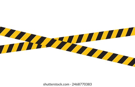 Warning yellow black diagonal stripes line. Safety stripe warning caution hazard danger road vector sign symbol.  Vector illustration . EPS 10 