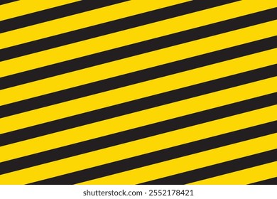 Warning yellow black diagonal stripes line. Safety stripe warning caution hazard danger road vector sign symbol
