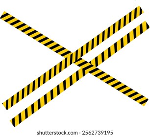 Warning yellow black diagonal stripes line. Safety stripe warning caution hazard danger road vector sign symbol. Vector illustration . EPS 20 .