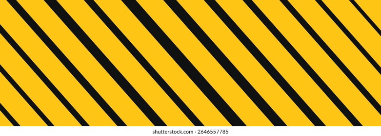 Warning yellow black diagonal stripes line. Safety stripe warning caution hazard danger road vector sign symbol.  Vector illustration . EPS 10 