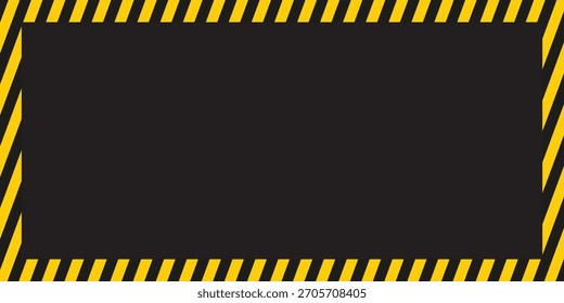 Warnung gelb schwarz diagonal Streifen Linie. Warnstreifen Sicherheitsstreifen Vorsicht Gefahr Straßenverkehrszeichen Symbol.